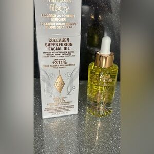 Charlotte Tilbury Collagen Superfusion Facial Oil with Gold Accents NIB